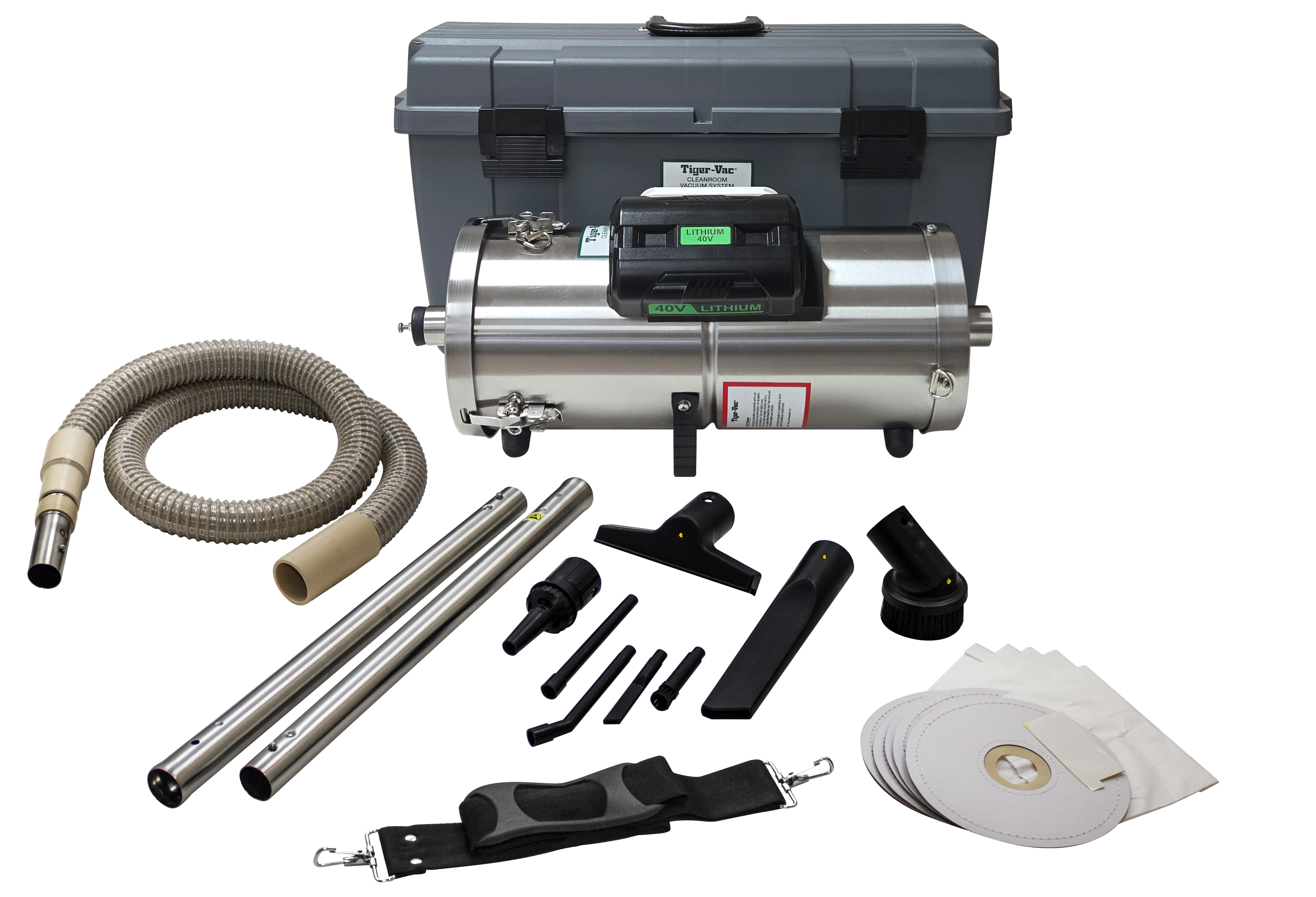 Aspiratore manuale per camere bianche MV-1CR (HH-CC) con batteria ricaricabile