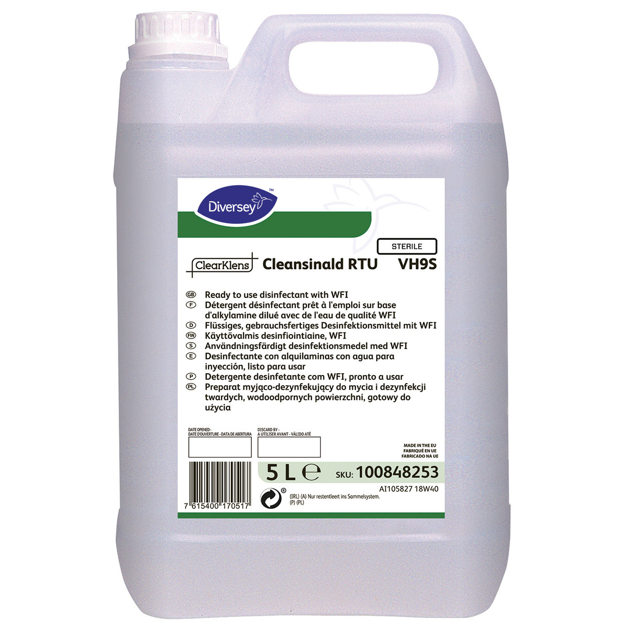 ClearKlens Cleansinald RTU disinfectant
