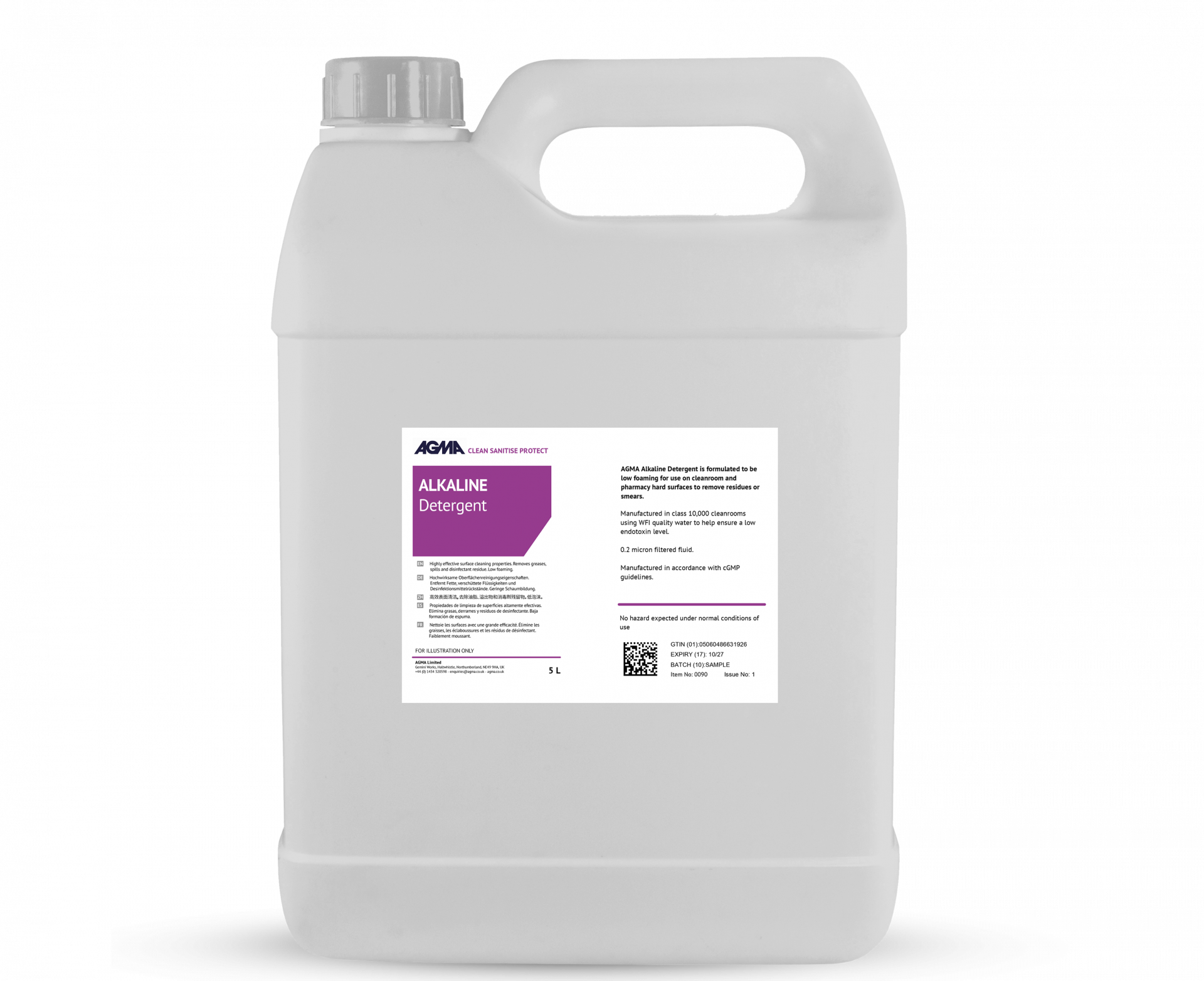 Immagine di copertina | 11006781 | AGMA - Filtro per detergente alcalino - 5 L