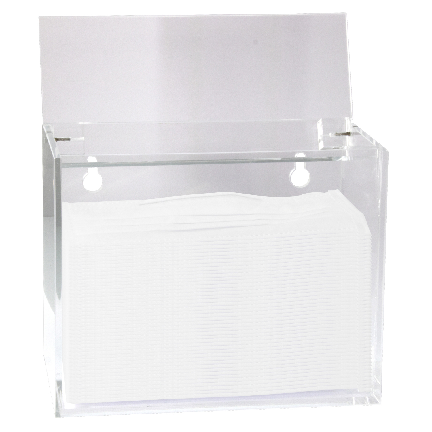 Acrylic face mask dispenser