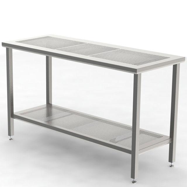 RT2GEL Stainless Steel Cleanroom Table
