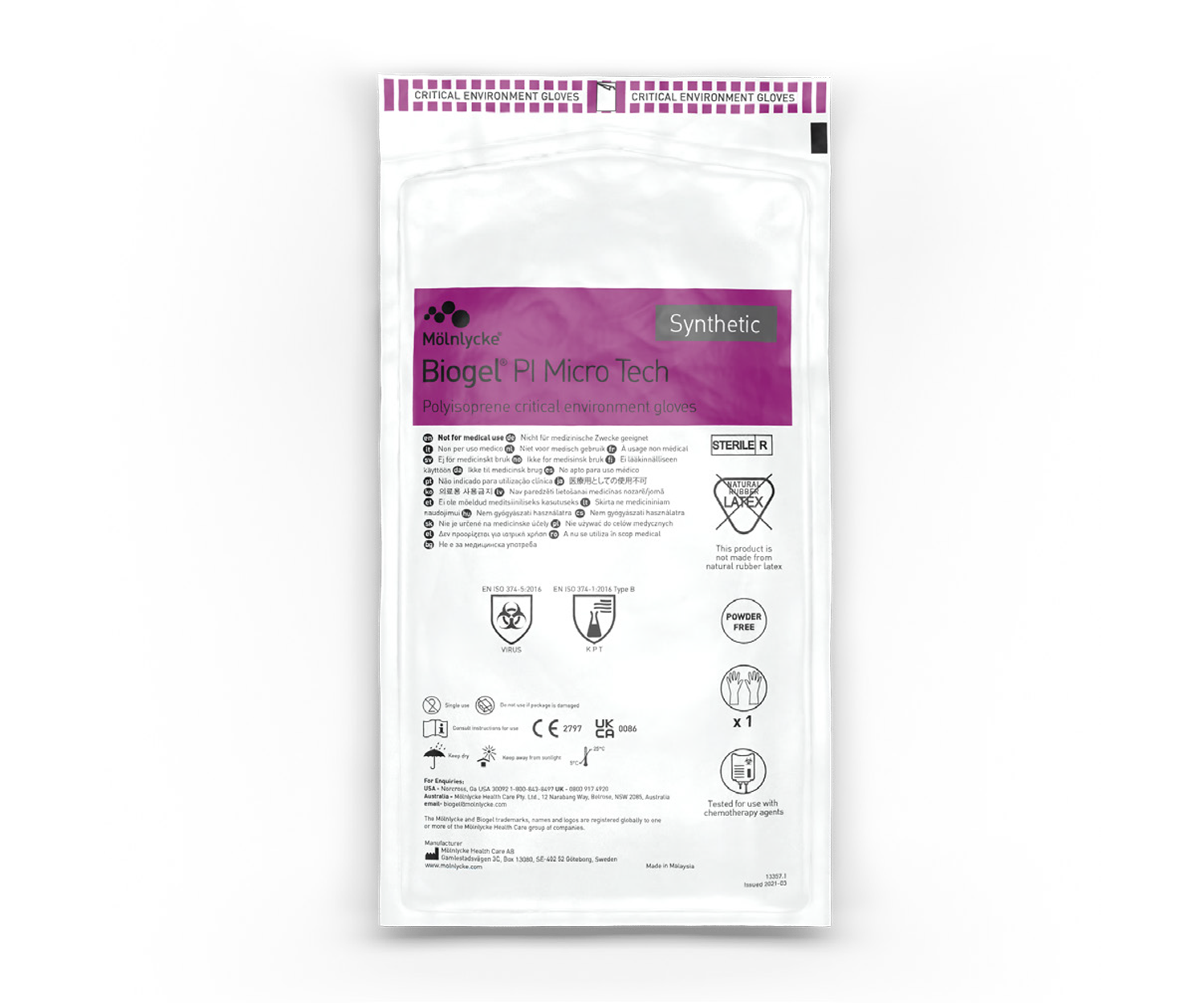 Cover Image | 11003583 | BioGel Pi Micro Tech | Cleanroom Glove - Sterile