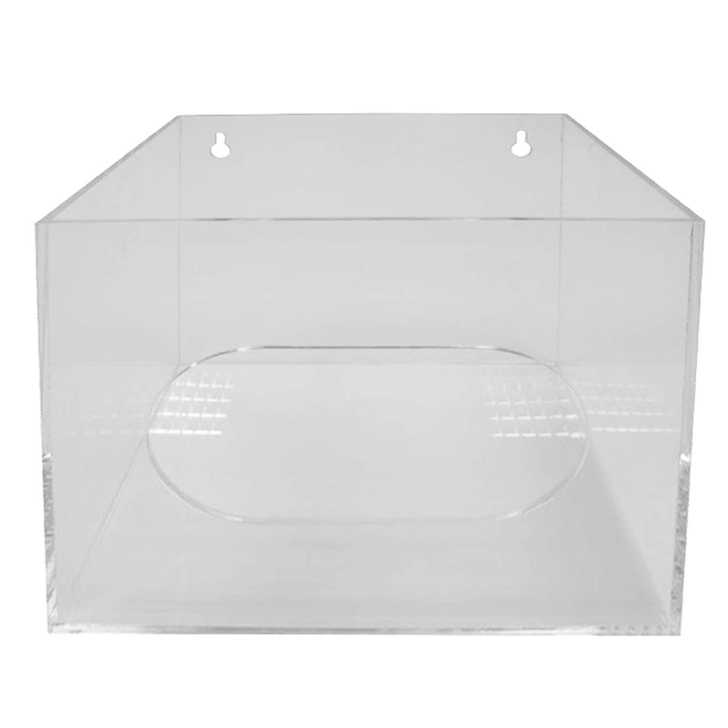 Universal dispenser box made of acrylic glass
