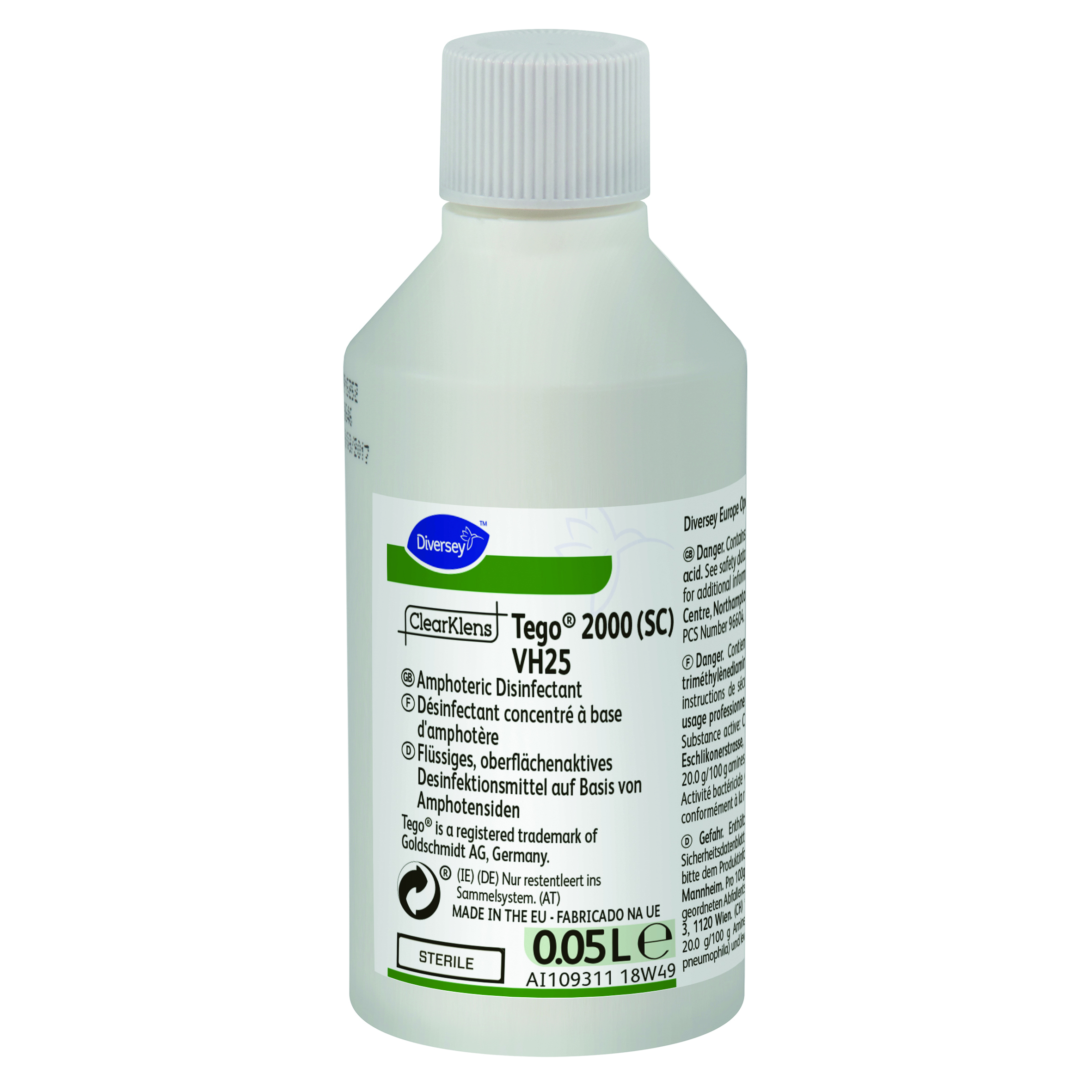 Disinfectant ClearKlens Tego 2000 SC-VH25