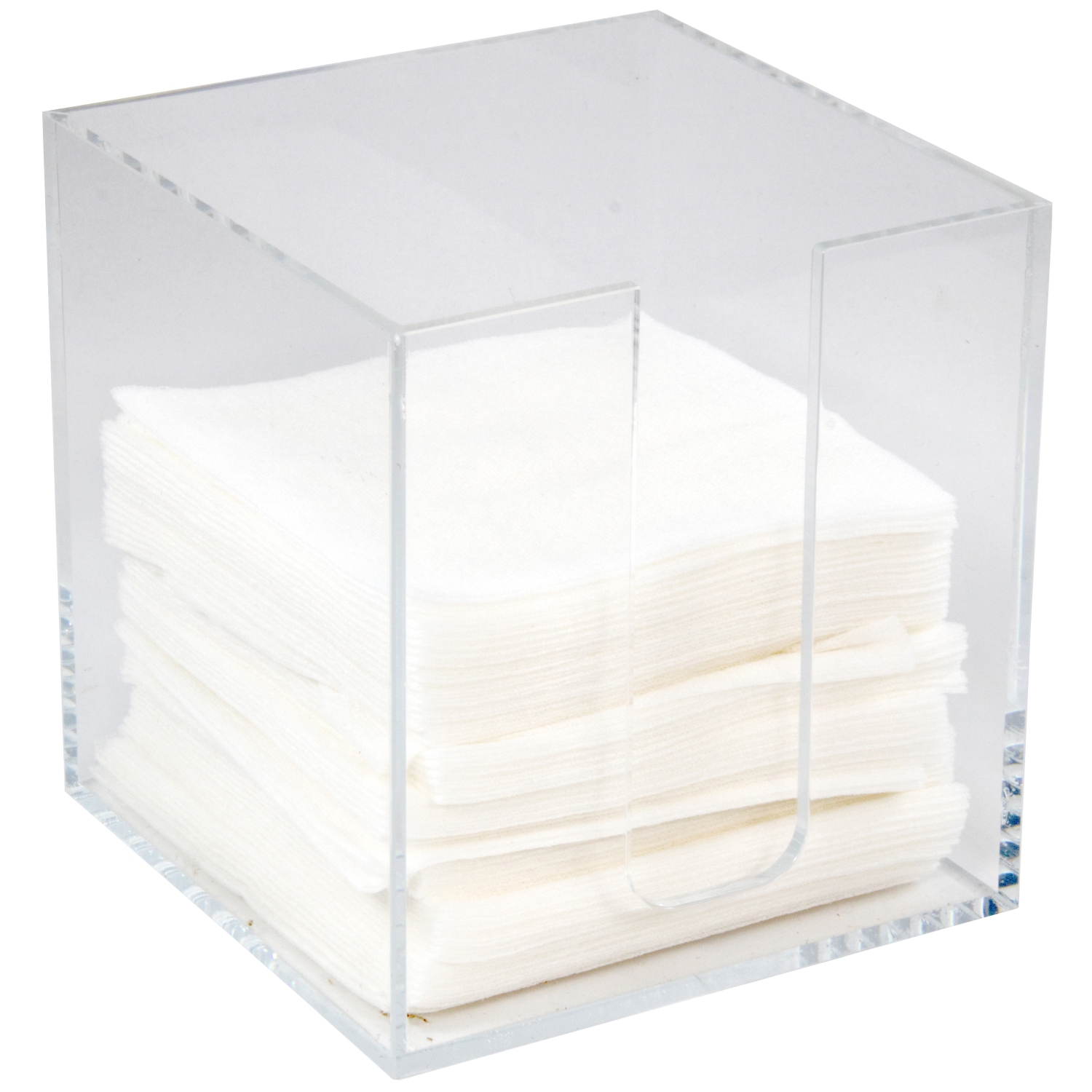 Acrylic dispenser box for wipes