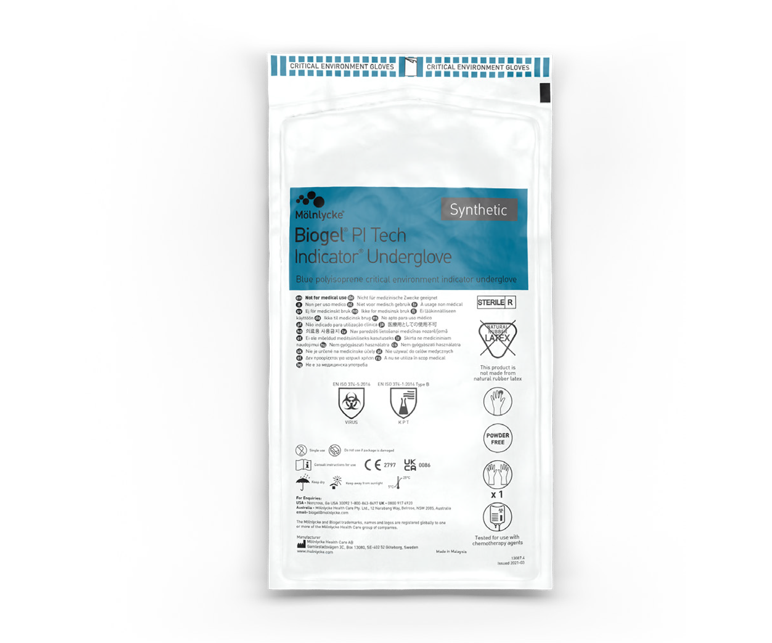 Cover Image | 11003575 | BioGel PiTech - Indicator underglove