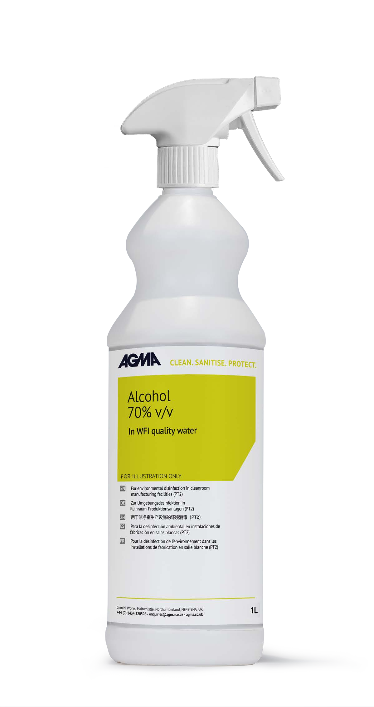 Immagine di copertina | AGMA IPA 70% - Bottiglia da 1 litro